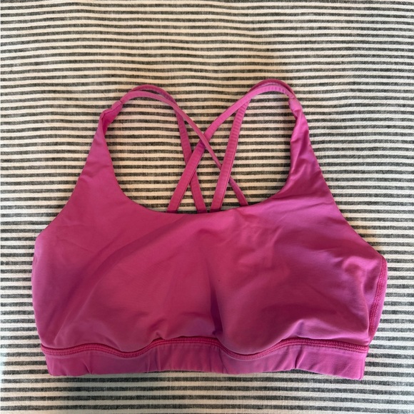 lululemon athletica Other - lululemon athletica Pink Strappy Sports Bra
